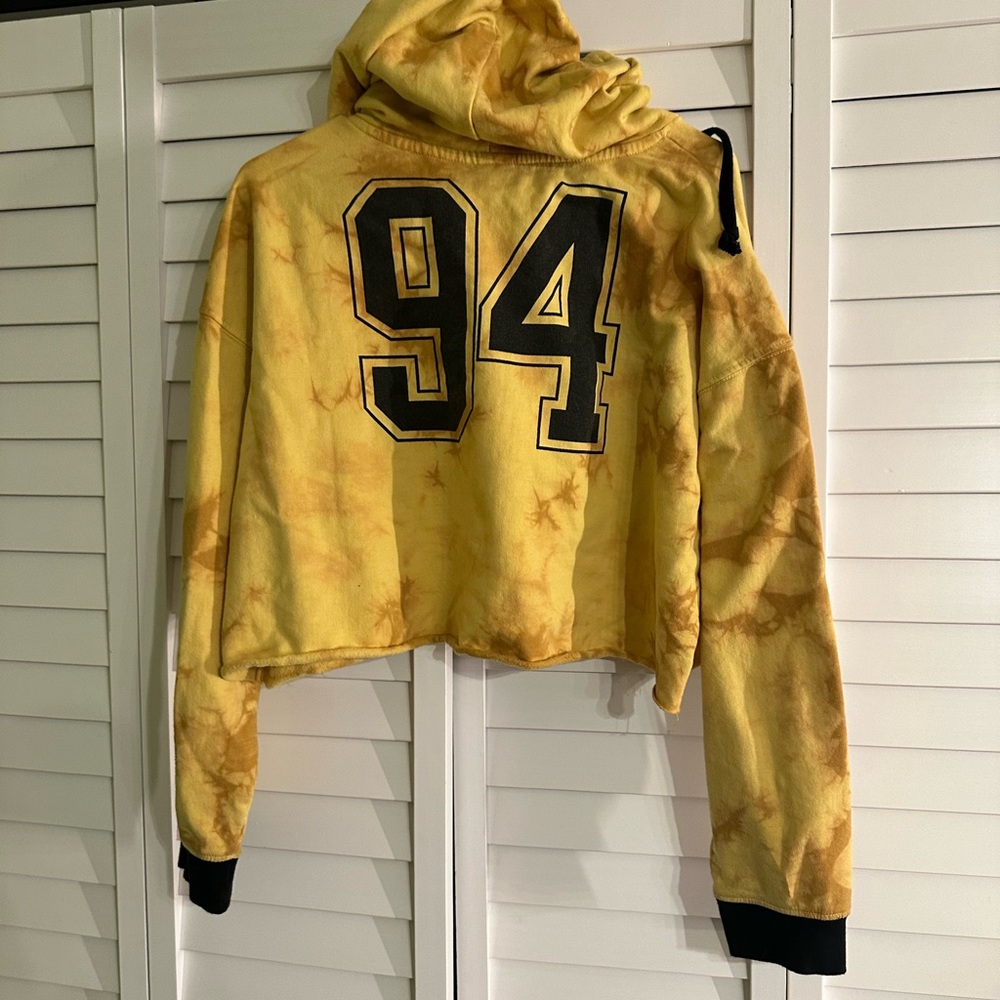 Yellow Tie-Dye lion king Hoodie with 94 Print